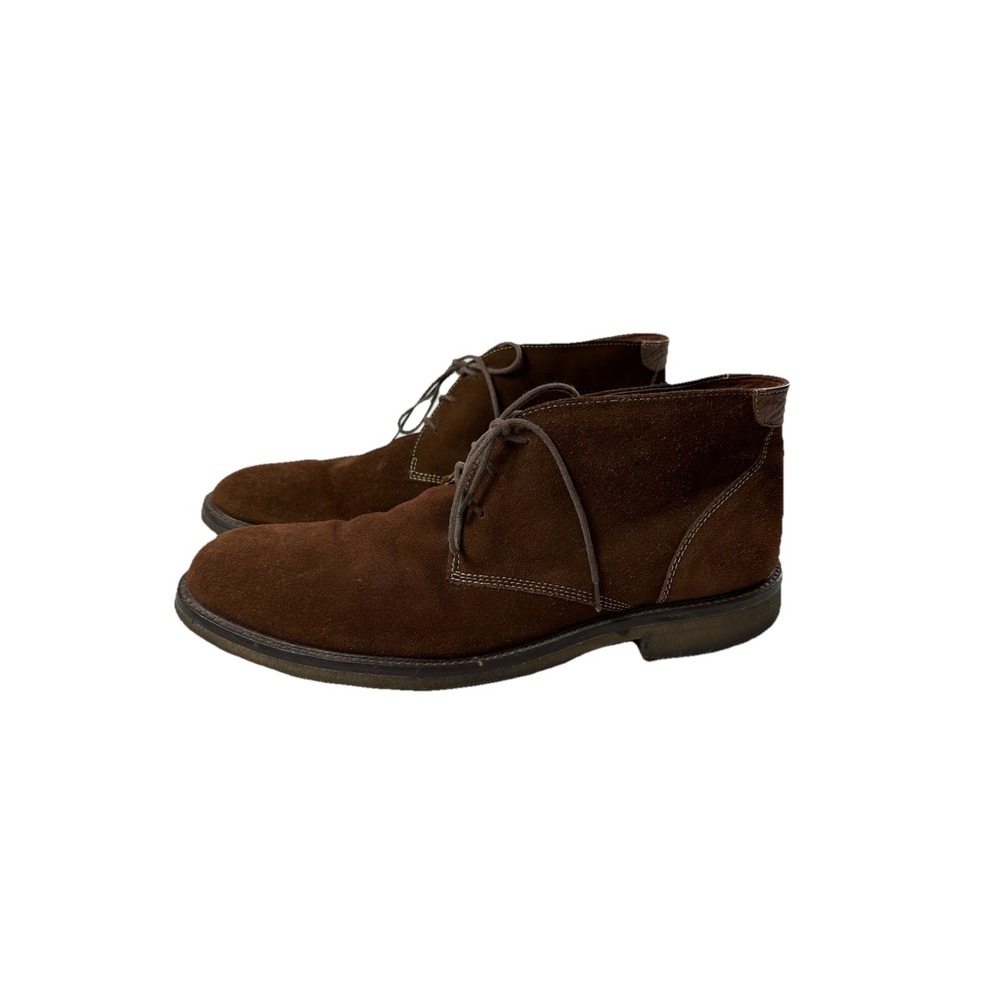Johnston Murphy Copeland Men's Size 11.5M Shoes Brown Comfort Chukka Ankle Boots